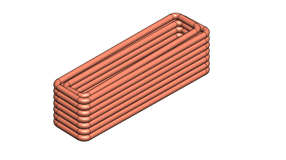 Rectangle spring multi-layer