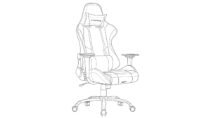 office chair line art